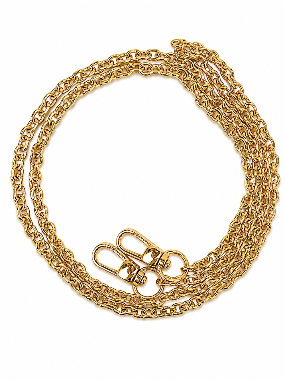 Unbraided Gold Handbag Chain Strap – 45” Replacement Purse Chain - Picture 3 of 3